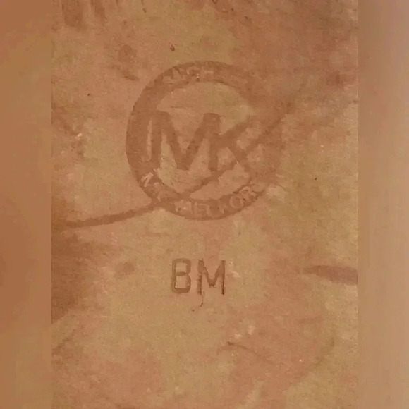 MICHAEL KORS Sunny Ankle Boots Leather Suede Booties Caramel Brown 8 - Picture 6 of 14